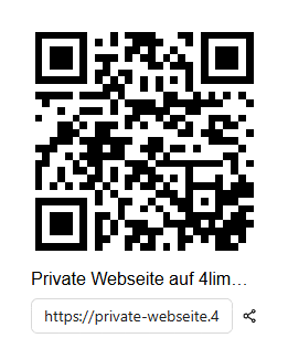 QR Code dieser Seite - scannen + fertig QR Code dieser Seite